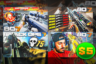 create call of duty black ops 7 thumbnails