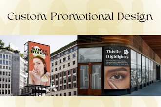 design posters, flyers and ads