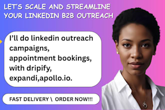 do linkedin outreach campaigns appointment bookings on dripify expandi apollo ai