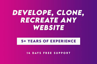 build rebuild any website with custome changes