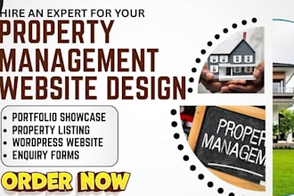 design property listing website hotel booking virtual tour and enquiry forms