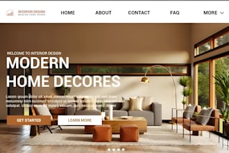 build home decor furniture store shopify store interior design furniture website