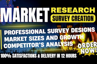 design market research and customers feedback surveys that deliver insights