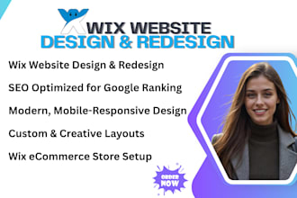 wix website redesign wix wsite design wix ecommerce wix website SEO