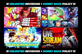 make gaming thumbnails for youtube