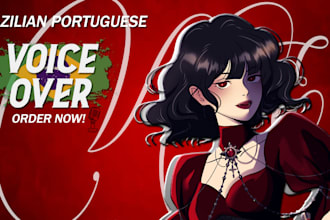 record a female brazilian portuguese voiceover