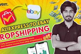 do ebay dropshipping product research and listing