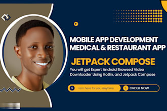 do mobile app developer restaurant ordering app, medical use companion app