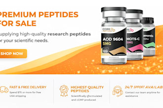 supplement store nutraceutical, biotech research woocommerce website