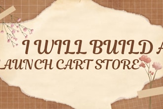 build a launch cart store