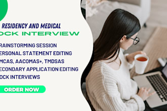 conduct a mock interview for medical school, med school, or residency