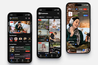 develop live streaming app video streaming website live streaming website