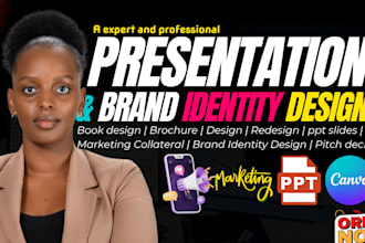 design marketing collateral google slides presentation brand identity pitch deck