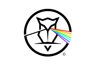 design branding rainbow logo, illustration for you