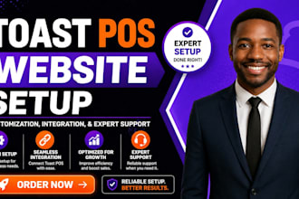 build toast pos website with online ordering for restaurants