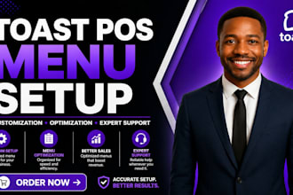 set up and customize your toast pos menu for restaurants