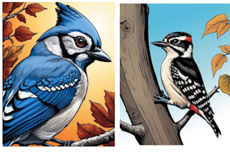 create realistic animal illustration