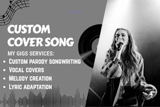 soul singer songwriter custom parody cover song vocal cover melody pop rock song