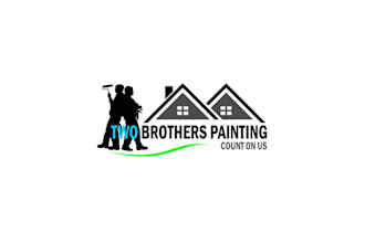 design particular two brothers painting logo