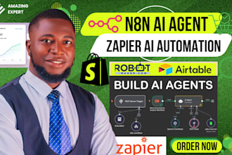 n8n ai agent, n8n, zapier ai automation n8n shopify workflow n8n api integration