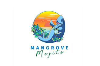 make awesome whimsical logo for beach vacation rental home