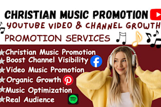 do youtube christian and gospel video promotion organically