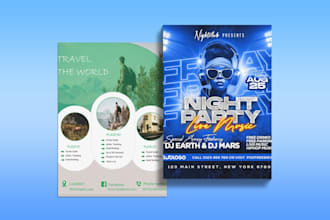 design professional business flyer for your brand