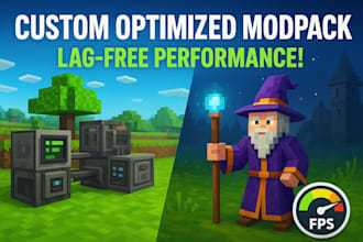 design and optimize a high performance minecraft modpack for maximum fps and fun