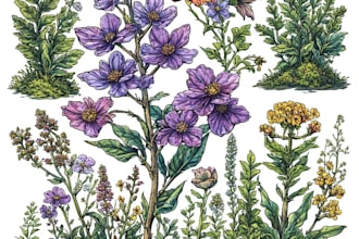 create amazing botanical illustration