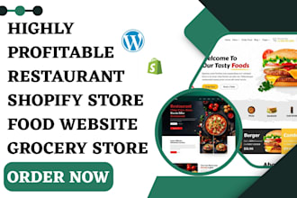 design restaurant shopify store food restaurant website restaurant grocery store