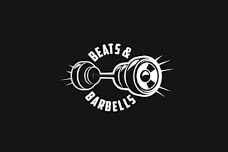 design awesome weightlifting brand logo