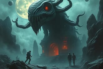 design sci fi horror fantasy illustration