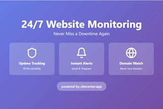 setup monitoring system for your site