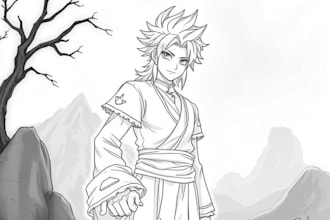 design and draw any character for you