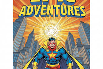 restore vintage comic cover and page