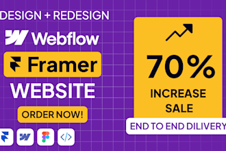 craft an animated, conversion focused framer website