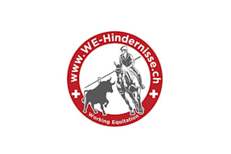 design pictorial worker logo for working equitation