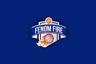 design inspirational youth basketball program logo