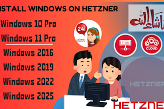 setup windows installation on hetzner