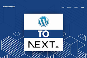 convert wordpress static page to nextjs