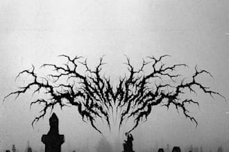 design horror atmospheric black metal logo