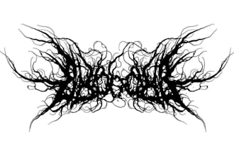 design unreadable deathcore black metal  brutal band logo