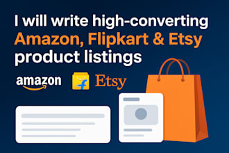 write high converting amazon flipkart etsy product listings