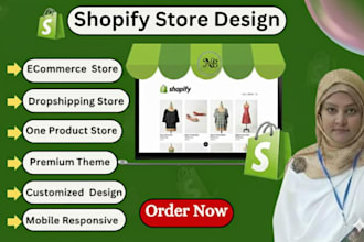 design, redesign shopify store, shopify drops shipping store