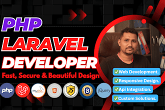 create a fast, secure and scalable laravel web app