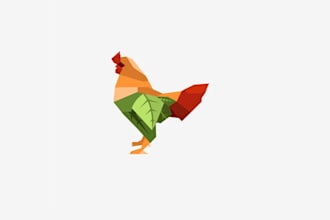 design elegant academic lab researching animal welfare food logo