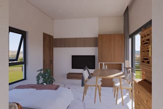 create 3d realistic interior design
