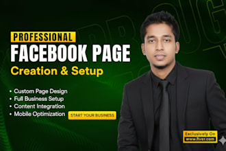 professionally create and optimize facebook business page