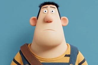 draw cute, simple and funny cartoon