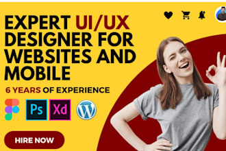 do UI UX design, mobile app or website app ui ux design